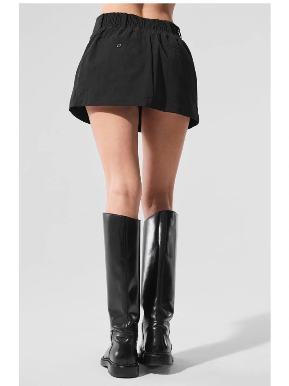ALO Yoga Fan Club Mini Skirt, Black. Small